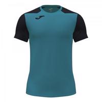 Joma Record II Short Sleeve T-Shirt Turquoise Black S
