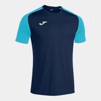 Joma Academy IV Short Sleeve T-Shirt Navy Fluor Turquoise 2XL-3XL