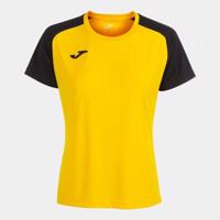 Joma Academy IV Short Sleeve T-Shirt Yellow Black 2XL