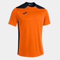 Joma Championship VI Short Sleeve T-Shirt Orange Black M