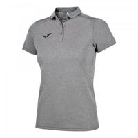 Joma Hobby Women Polo Shirt Light Melange S/S L
