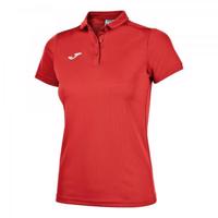 Joma Hobby Women Polo Shirt Red S/S 2XL
