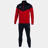 Joma Oxford Tracksuit Red Black 3XS