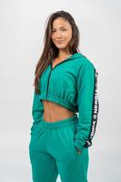 Nebbia Cropped Zip-Up Hoodie Iconic L