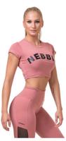 Nebbia Short Sleeve Sporty Crop Top S
