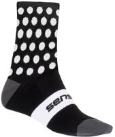 Sensor Ponožky Dots černá/bílá 39-42