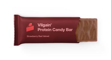 Vilgain Protein Candy Bar jahodový red velvet 60 g