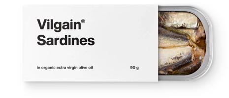 Vilgain Sardinky v BIO extra panenském olivovém oleji 90 g