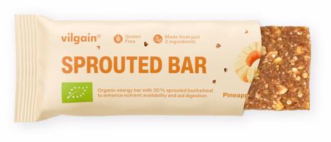 Vilgain Sprouted Energy Bar ananas 35 g
