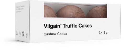 Vilgain Truffle Cakes BIO kešu a kakao 45 g (3 x 15 g)